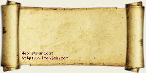 Janko Slavnić vizit kartica